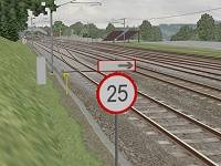 Permissible Speed Indicator with Directional Arrow (modern design) Screenshot