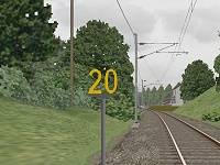 Permissible Speed Indicator (old design) Screenshot