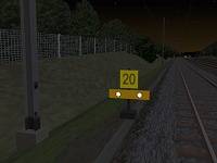 Temporary Speed Restriction Warning Board Screenshot