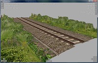 Superelevated track an dikes created via the Object Bender tool Screenshot