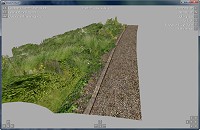 Superelevated track an dikes created via the Object Bender tool Screenshot