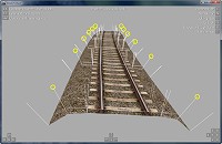 Superelevated track an dikes created via the Object Bender tool Screenshot