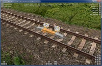 A beacon representing an AWS permanent magnet, and another beacon representing an electromagnet