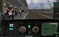 Chashinai Railway Takahagi Line, and the 9000 series train with cross-platform .NET plugin supporting openBVE's AI Driver (openBVE v1.2.9.15) Screenshot