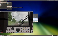 openBVE running in Ubuntu 10.04, installed via the Ubuntu Software Centre Screenshot